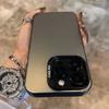 Роскошный матовый лазерный чехол с гальваническим покрытием для iPhone 16 Pro Max 15 14 13 12 11 Plus X XS XR Модные противоударные бамперы Чехол
