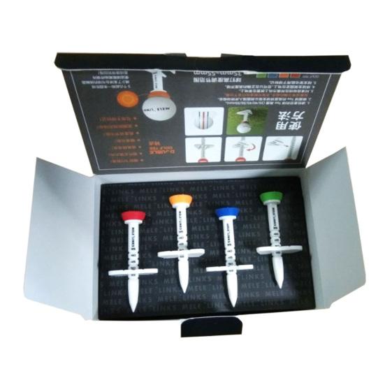 4 шт. футболки для гольфа с улучшенной премиальной большой головкой, высокая прочность, небьющиеся, регулируемые по высоте портативные футболки для гольфа, аксессуары