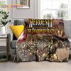 HD Heroes of Might and Magic Retro Game Soft Flannel Blanket,Throw Blanket Comfortable Blanket for Picnic Beds Sofa Home Bedroom