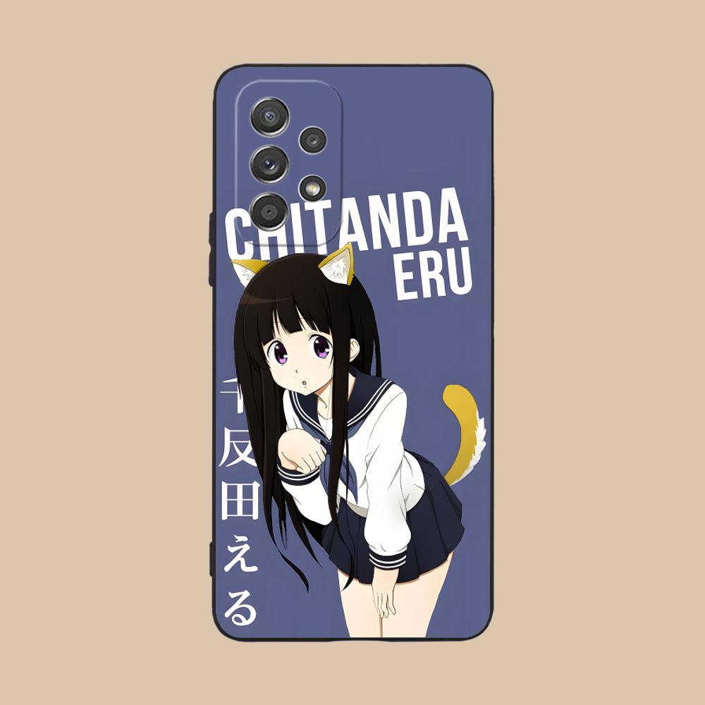 Hyouka Chitanda Matte TPU Mobile Phone Case for Samsung Galaxy A56 55 54 53 52 51 36 35 34 23 16 15 5G Colorful Cover