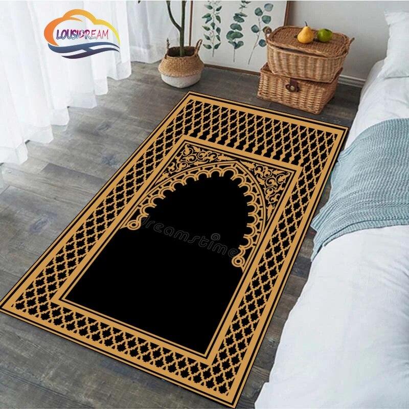 Религиозный ковер, турецкий молитвенный ковер, коврик для Рамадана для женщин, персонализированный мусульманский ковер на заказ, ислам, религиозные убеждения