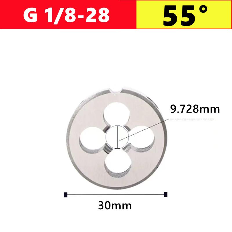 Метчик G NPT 55 °/60 ° для трубной резьбы 1/8 1/4 3/8 1/2 3/4 1 дюйм 2 дюйма, используется как инструмент для нарезания наружной резьбы водопроводных труб