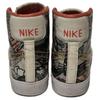Nike Высокие женские кроссовки Blazer Cream Sail Sail-Bright-Coral-White 317808-115