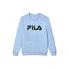 Logo American Style Printed Casual Crew Neck Sweatshirt Men Sweatshirt Opal-Blue F11M038210GLB