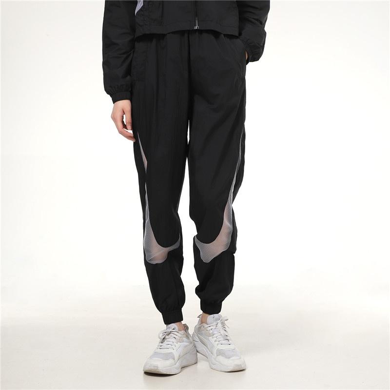 Nike Женские вязаные спортивные штаны черные с умеренной манжетой CZ8287-010