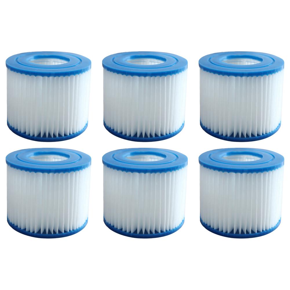 Type VI Hot Tub Filter Replacement Swimming Pool Filters for Bestway Flowclear Filter Cartridge Soft Rubber SPA Filter for Intex