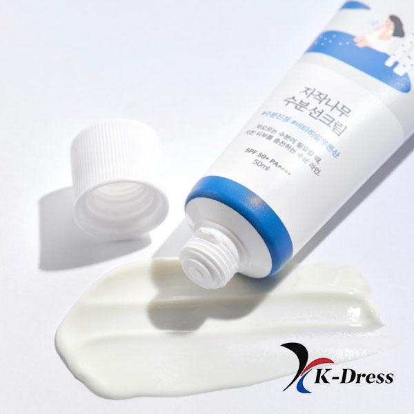 ROUND LAB Зелкова дерево Увлажняющий солнцезащитный крем 50мл