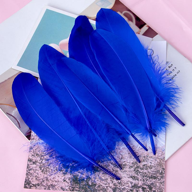 50Pcs15-20Cm Natural Goose Feather Multicolor Handicraft Dream Catcher Swan Feather Family Party Jewelry Decoration