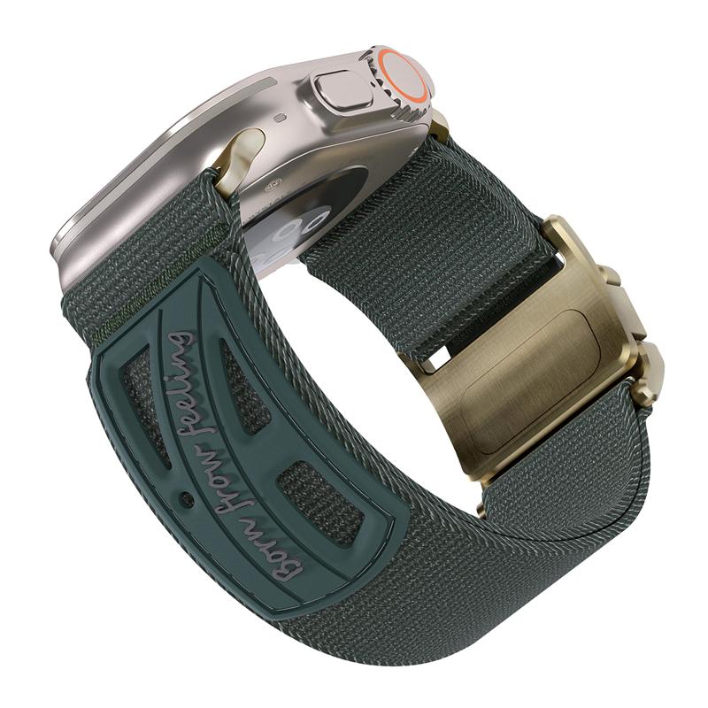 Быстросохнущий нейлоновый магнитный ремешок для Apple Iwatch Серии 11 10 9 8 7 6 5 4 3 2 SE Ultra 38 40 41 42 44 45 46 49 мм Спортивные ремешки