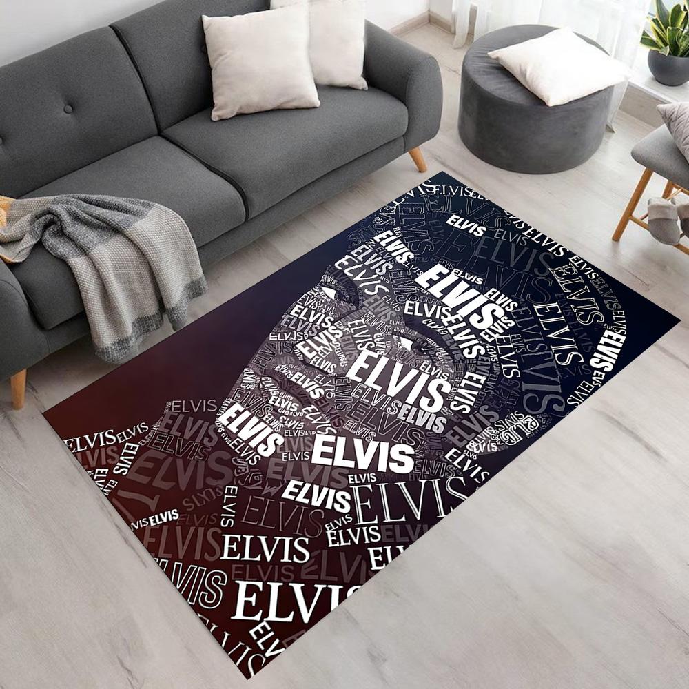Elvis Presley Floor Mat Design for Kitchen Playrooms Study room Foyer Anti-slip Rug Decorate Offices Luxury Gift for Birthday, Christmas, Wedding
