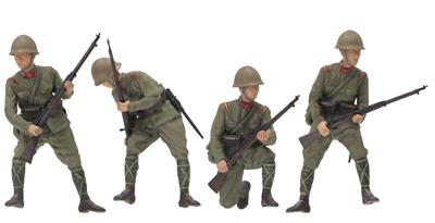 Fine Molds Масштабная военная серия Императорская японская армия Пехота Квантунской армии 1939 Пластиковая модель FM49 1/35