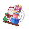 Permanent Oaken Christmas Clock Calendar Toss Number Hurdles Arrival Deck For Telecommute Decoration