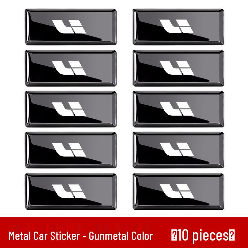 Metal Car Emblem Sticker for Li Auto L6/L7/L8/L9/MEGA/ONE – Creative & Personalized Decorative Accessory