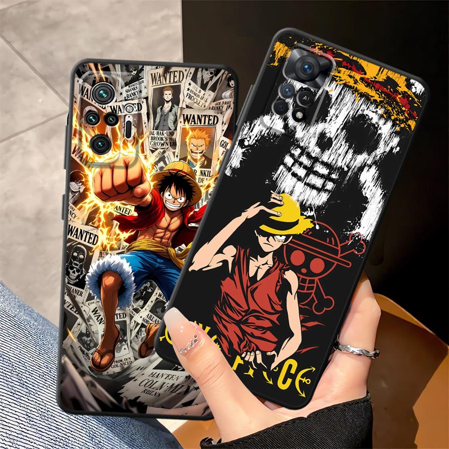 Чехол для Xiaomi Redmi Note 10 9 8 Pro 12S 11 13 12 Pro Plus 10S 9s 11S Funda Чехол для телефона One Piece Луффи