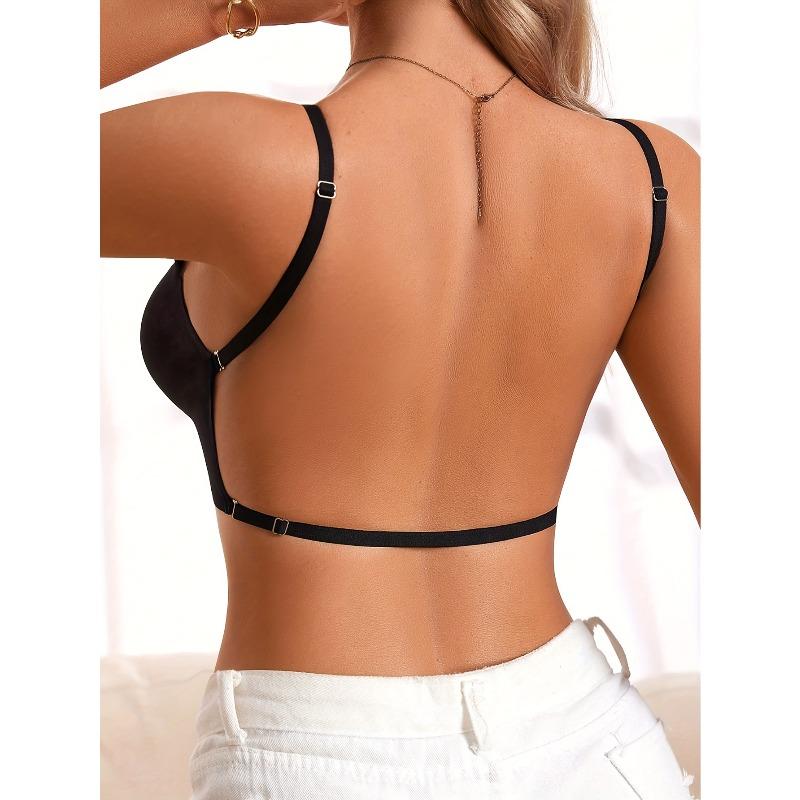 Женский многофункциональный бюстгальтер Beauty Back Сексуальный бюстгальтер-халтер с открытой спиной Большие размеры Бюстгальтер пуш-ап