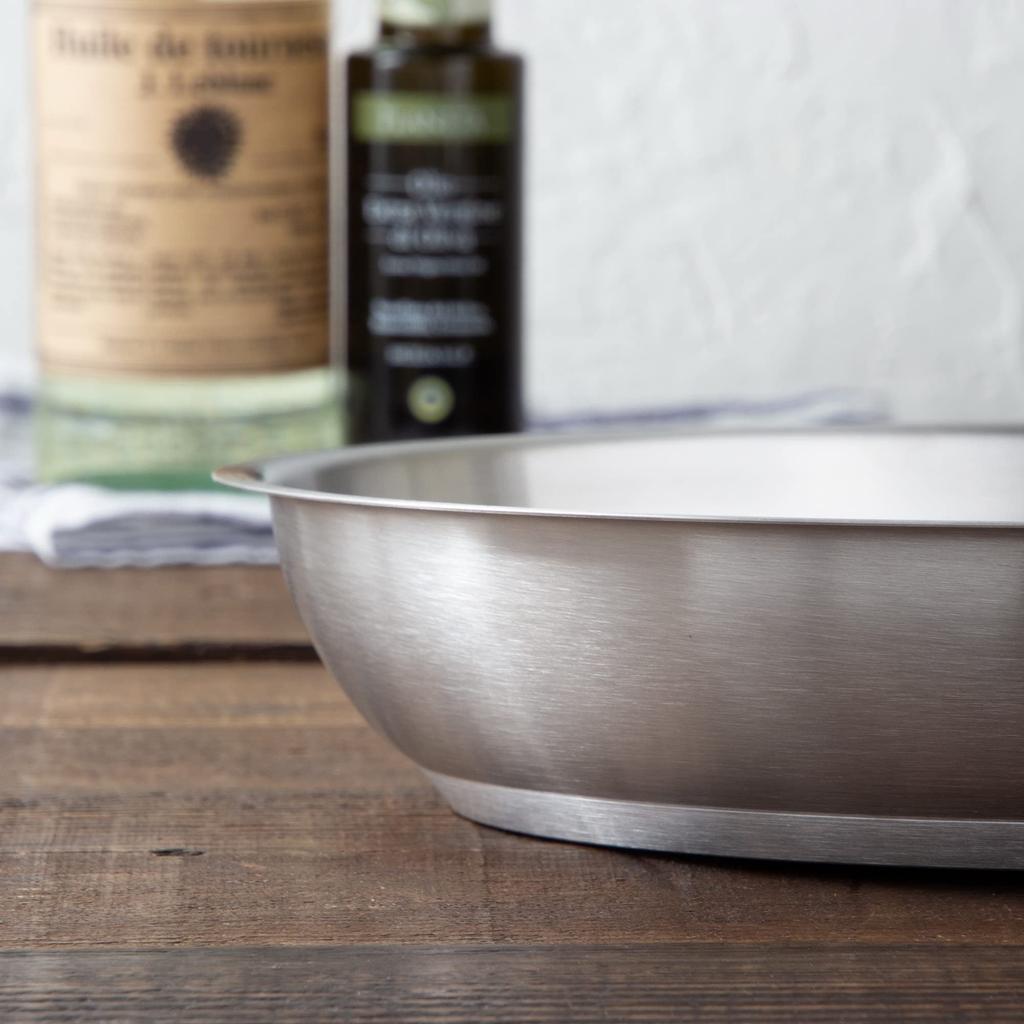 Endo Shoji TKG Stainless Steel Frying Pan 36cm Outer Diameter X Depth 382 X 60 Bottom Diameter 295 Mass Compatible with IH and Gas Fires Three Layers