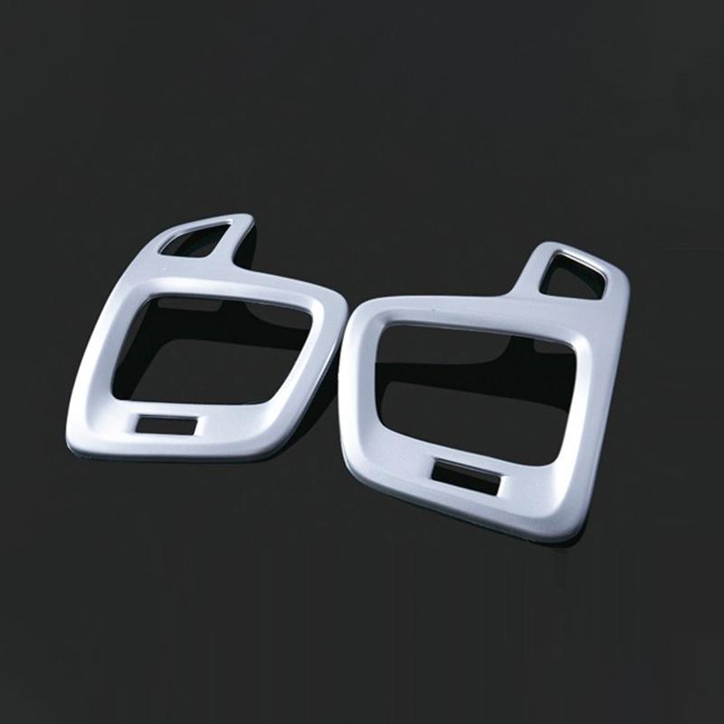 Для Jeep Compass 2017 2018 ABS Chrome Автомобильный внутренний кондиционер Вентиляционная крышка Накладка Декоративная рамка на выходе Авто