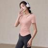 High-end yoga clothes, short-sleeved women's summer professional Pilates training, fitness tops, thin running sports T-shirts