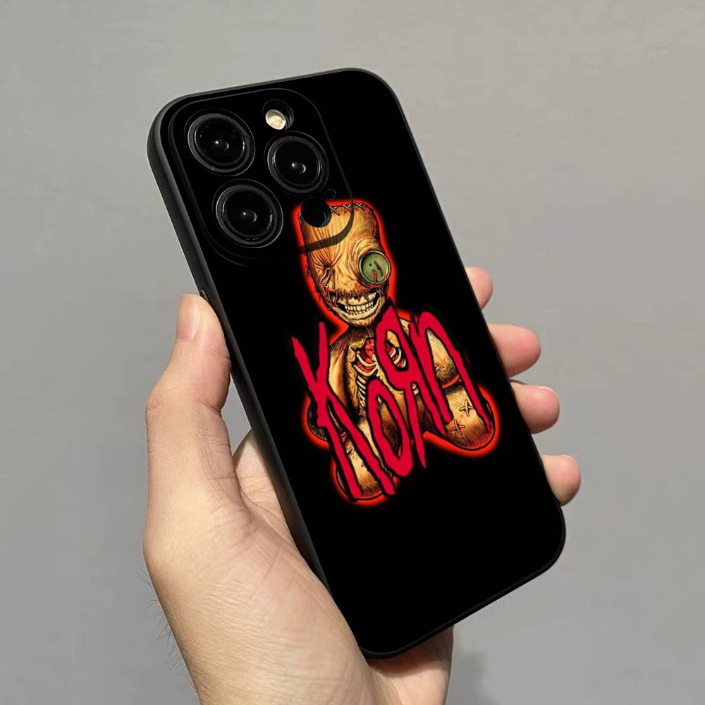 Чехол для телефона рок-группы K-Korn для iPhone 17 16 15 14 11 12 13 Mini Pro XS Max Plus Funda Shell