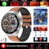 2025 New Health Nursing Grade Smart Watch Men Blood Lipid Uric Acid Tracker ECG+PPG Clock Bluetooth Call Smartwatches For Xiaomi