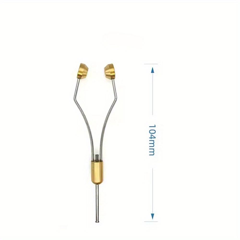 1pc Bi-Ceramic Tip Bobbin Holder, Heavy Bullet Head Flies Lure Tying Thread Holder Tool, Fishing Hook Jig