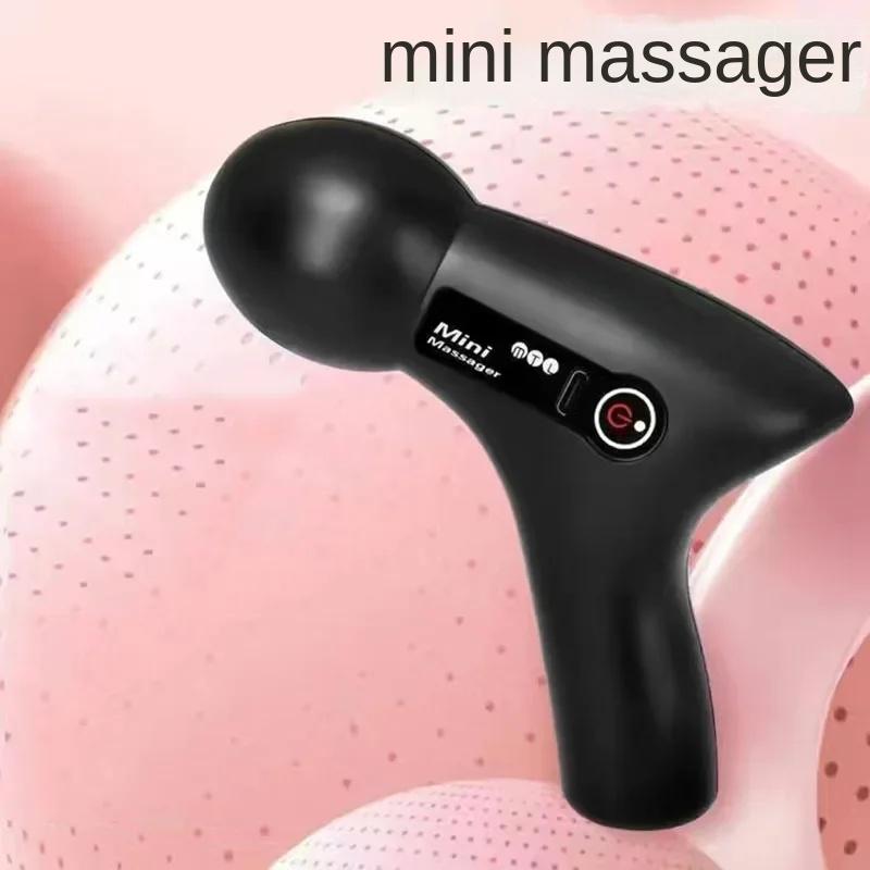 1pc Multi functional mini fascia gun for home use, portable muscle relaxation, USB charging, electric massage fascia instrument