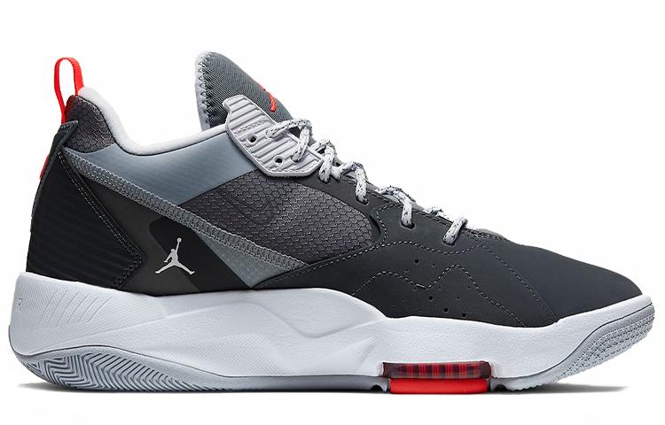 Jordan Zoom 92 Dark Smoke Grey Gym Red