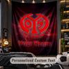 TapestryMainz 05 Custom Name Text Personalized Wall Hanging Tapestry Home Wall Decor