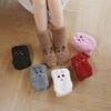 Cartoon Floor Socks Plush Fleece Sock Women Cute Sleeping Socks  Indoor