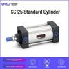 Алюминиевый магнитный цилиндр Yadeke SC125*150 регулируемый с нестандартным поршневым штоком