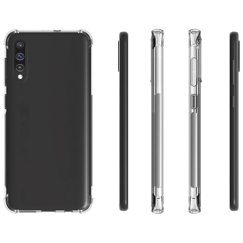 Простой Для Samsung A50 Толстый Ударопрочный Прозрачный Силиконовый Чехол для Телефона для Samsung A50 Прозрачная Крышка