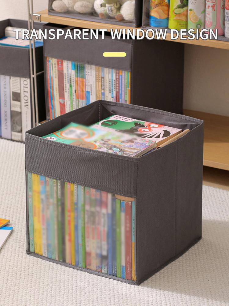 Складной ящик для хранения большой вместимости водонепроницаемый домашний органайзер для игрушек, одежды, разных вещей, прозрачный ящик-органайзер