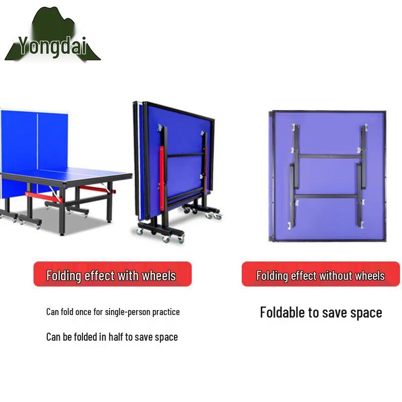 Yongdai Foldable Professional Ping Pong Table