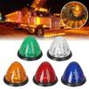 LED Watermelon Lights Rich Color Bumper Lights High-bright Trailer Side Marker Lights Turn Signal Lights for Semi Truck
