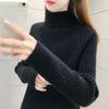 Плюшевый и утолщенный свитер с высоким воротом для женщин, корейская версия, свободный и ленивый вязаный свитер
