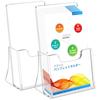BlueValley Acrylic Catalog POP Advertising Transparent Brochure Flyer Catalog Postcard Desk Store Trade Reception Counter Display Tabletop Display