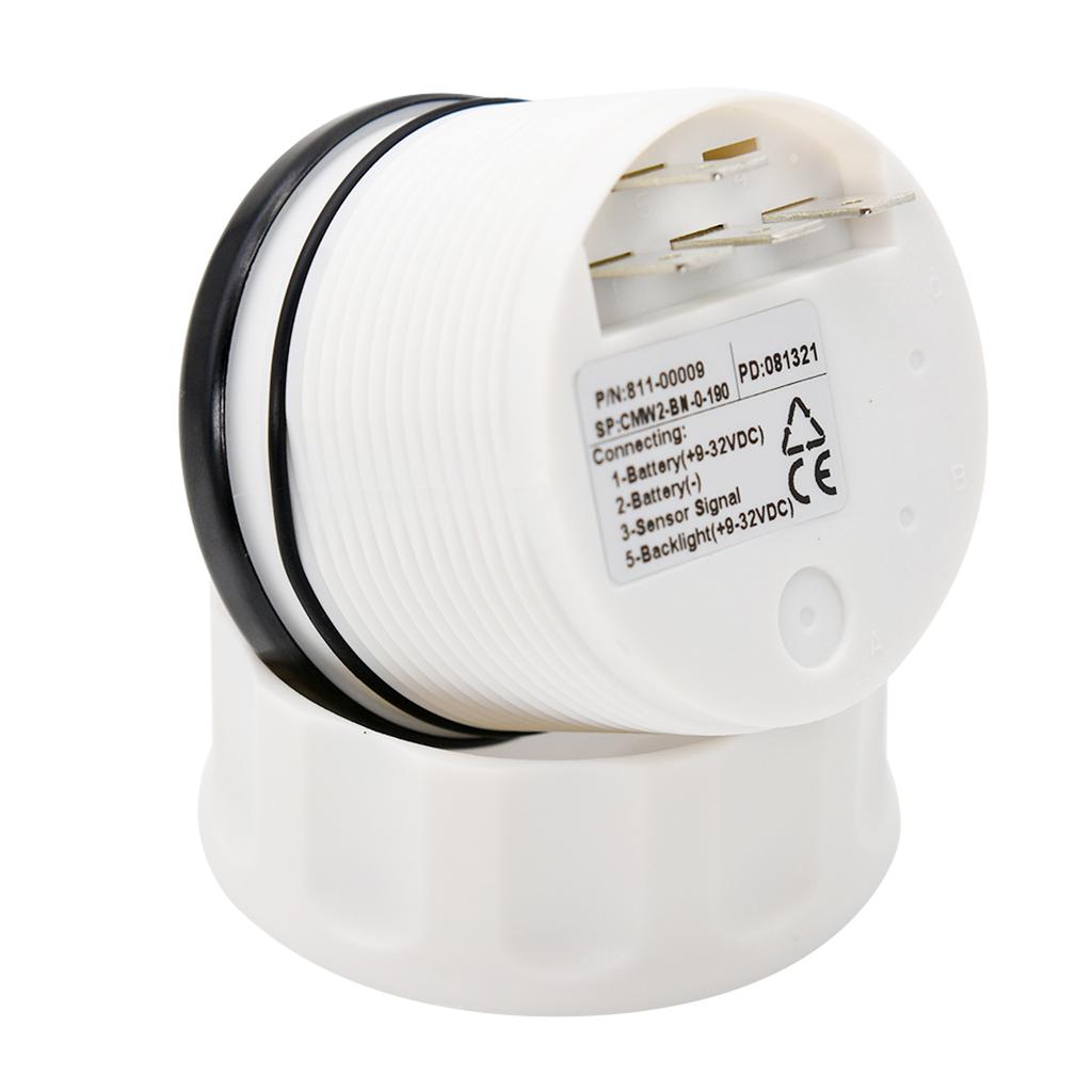 52mm Water Level Gauge With Red Backlight 0-190ohm Water Level Meter Indicator 100-500mm Sensor For Marine Boat Car 9-32V