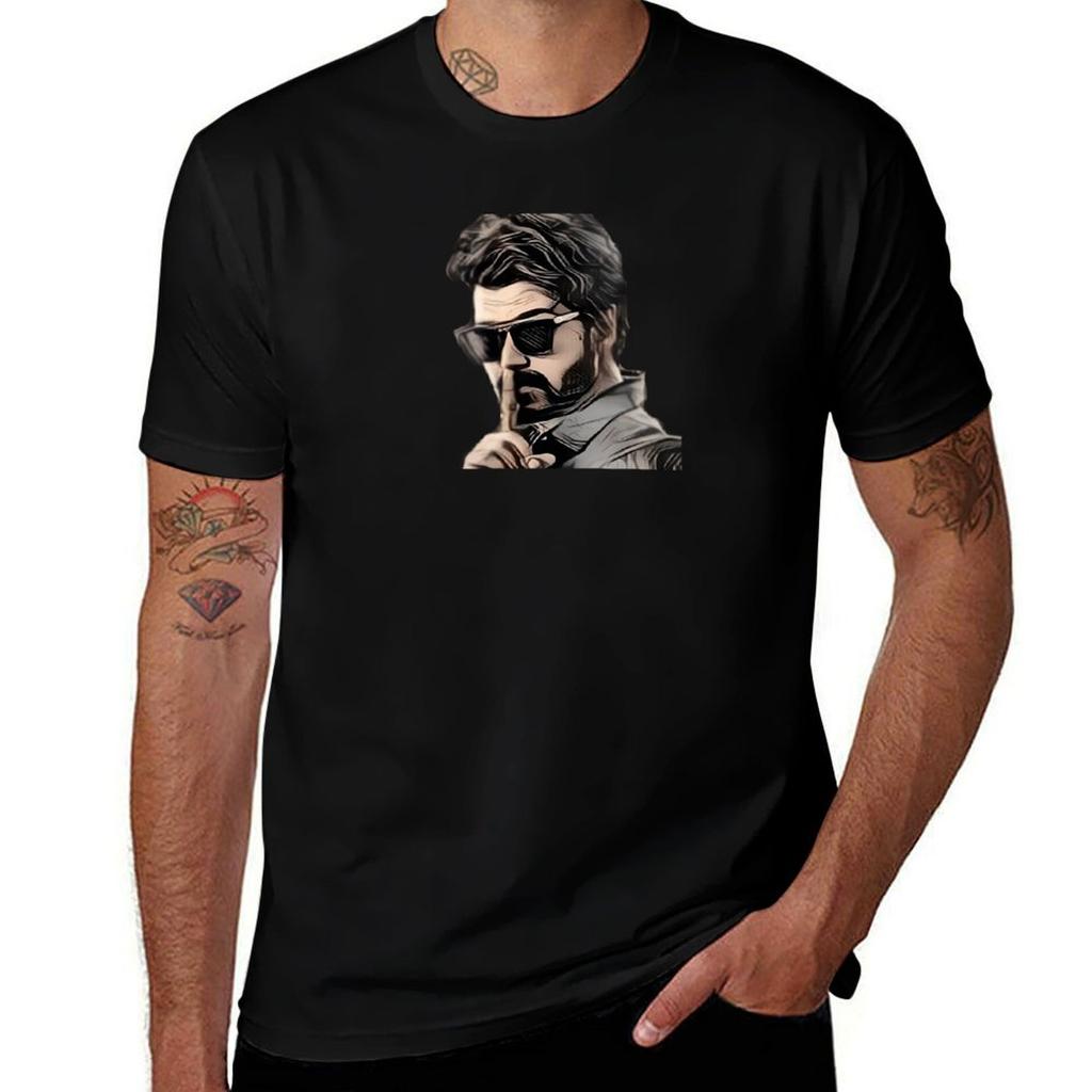 Master Vijay Tshirt Gym Wear Breathable Short Sleeve Tee