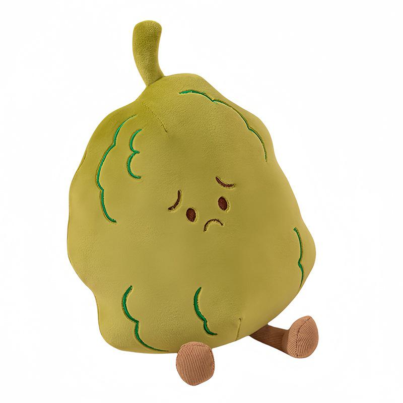 Cartoon Fruit Plush Dolls: Cute Watermelon & Durian Toys for Girls