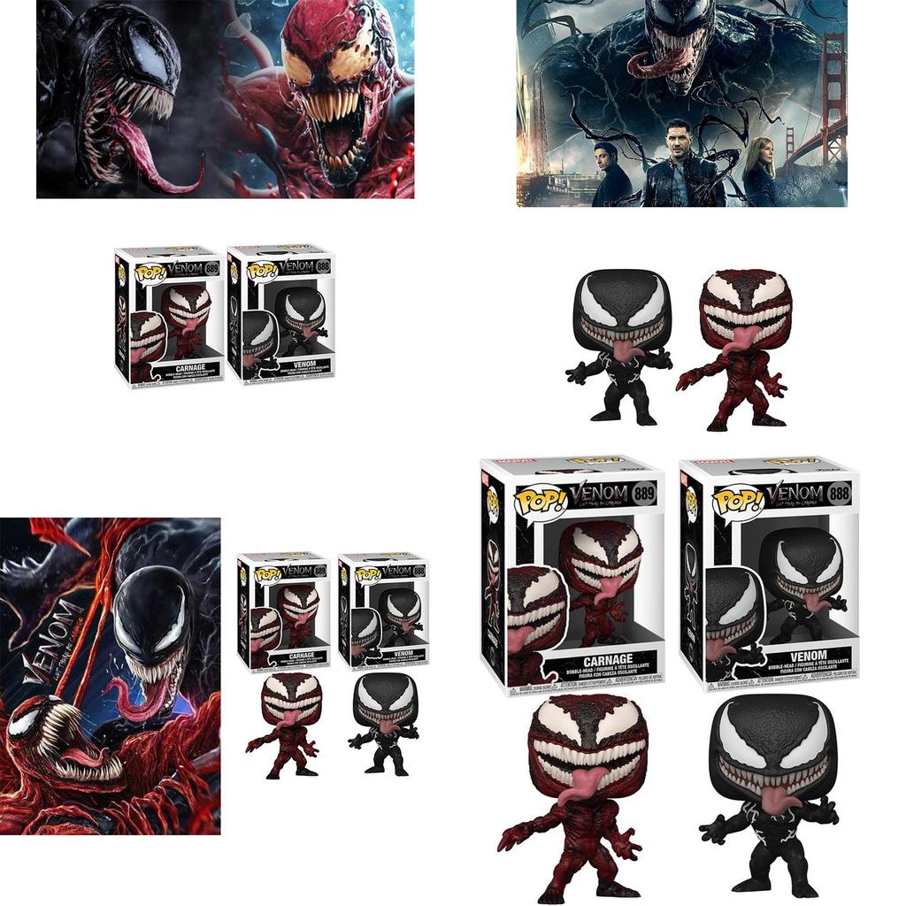 High Quality Venom Pop Carnage Vinyl Action Figure Perfect For Home Display Decorations