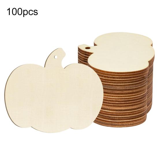 Деревянные тыквы-украшения для раскрашивания, незаконченные заготовки тыкв для осени, Дня благодарения, урожая, поделок своими руками, принадлежности для Хэллоуина