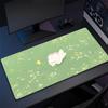 Милый зеленый растение Компьютерная мышь Коврик Офис Большой Игровой коврик для мыши Резиновый коврик для мыши Геймер Запираемый край Настольный коврик Нескользящий Ковер XL