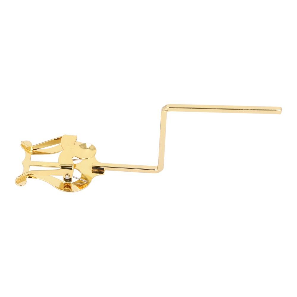 Alloy Sheet Music Clip Stand Gold Color Alto Saxophone Accessory For Outdoor Practice
