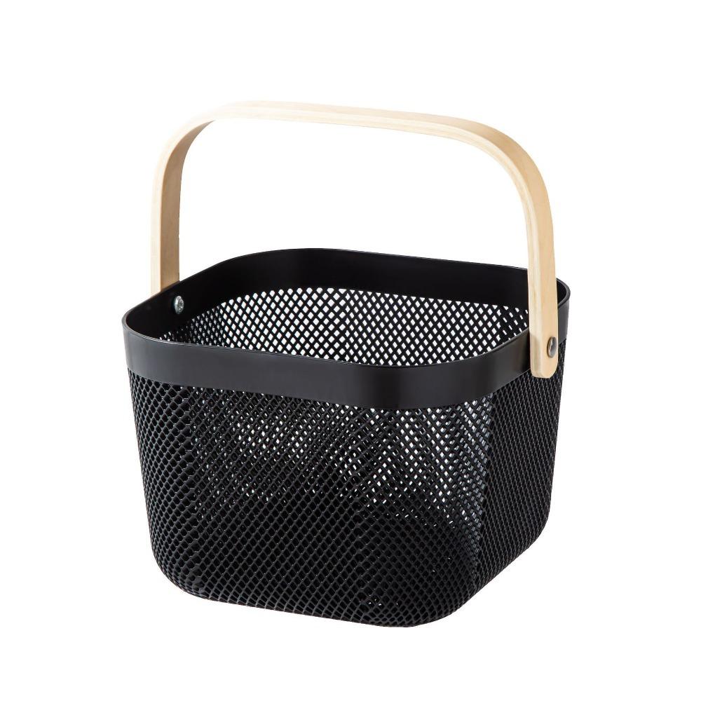 Handle Fruit and Vegetable Drainage Basket Large Capacity Towel Storage Basket Kitchen