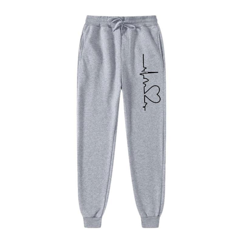 Four Seasons New ECG Print Casual Women's Sweatpants Jogging Gym Pants Winter Daily Casual Elements Sports Street Long Pants