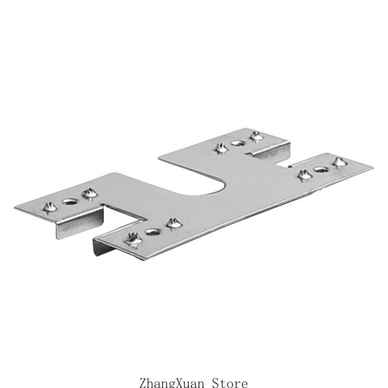 50pcs Grounding Conductive Sheet Gasket Solar Panel Cable Clamp Grounding Clip Washer Sheet 28x50mm 3XUF