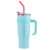 Ecarla Kubek Termiczny Z Uchwytem I Rurką 1200Ml Turkusowy Bd23Tur