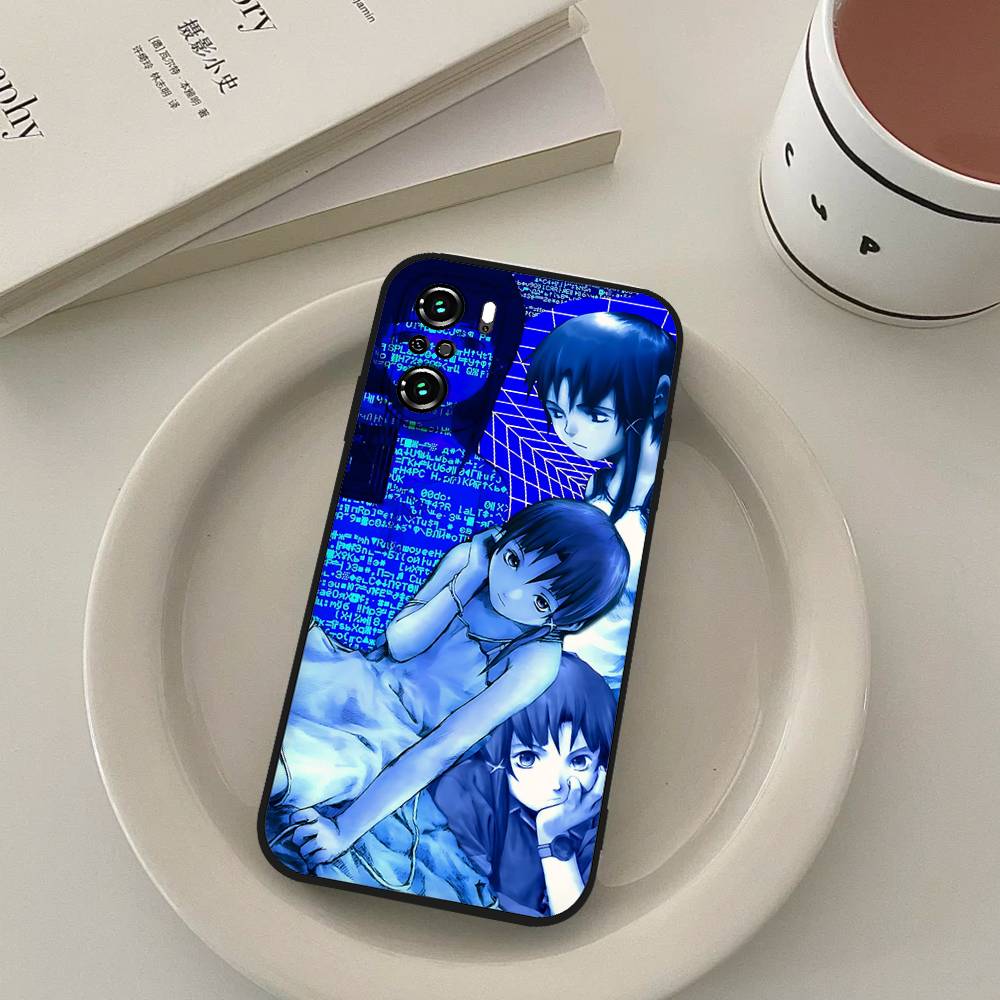 Чехол для телефона с аниме S-serial Experiments Lain Для Xiaomi Redmi 13 12 13 12C 14C Redmi Note 14 13 12 Pro Plus 12S 11S 11 10S Мягкий C