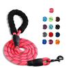 Reflective Dog Leash With Comfortable Padded Handle - Double Heavy Duty Traction Rope For Strong Dogs - Enhance Safety And Contr