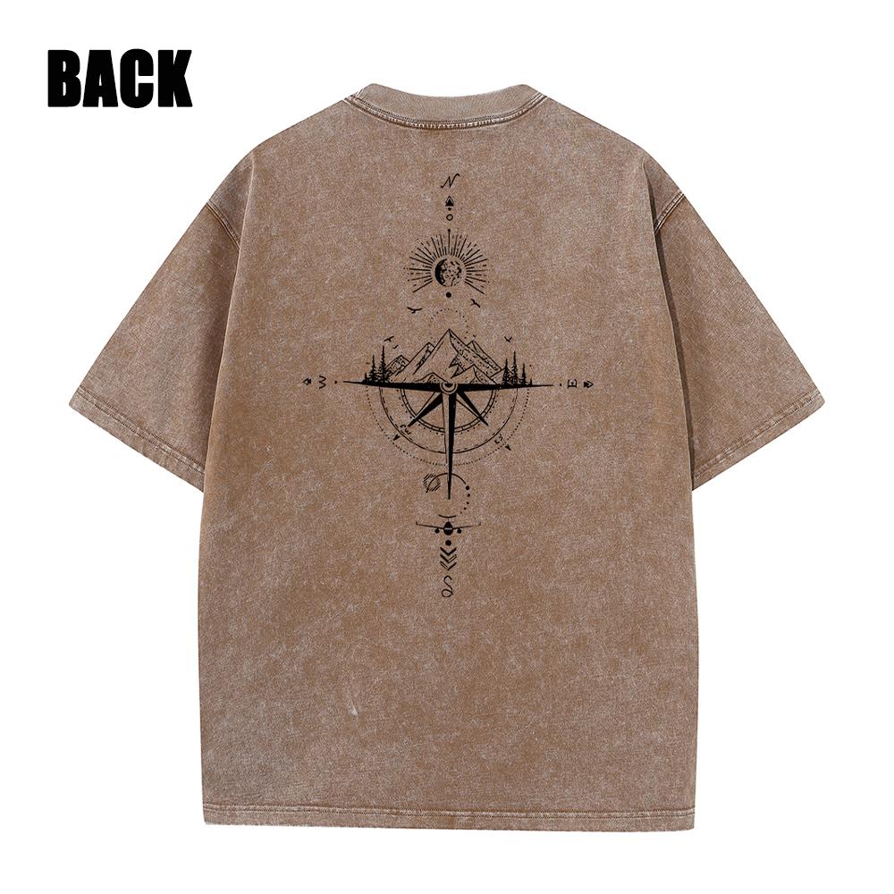 Y2k Men Washed Vintage Tshirt Black Streetwear Skull Graphic Print T Shirt Harajuku Tshirt Summer Short-sleeve Tees